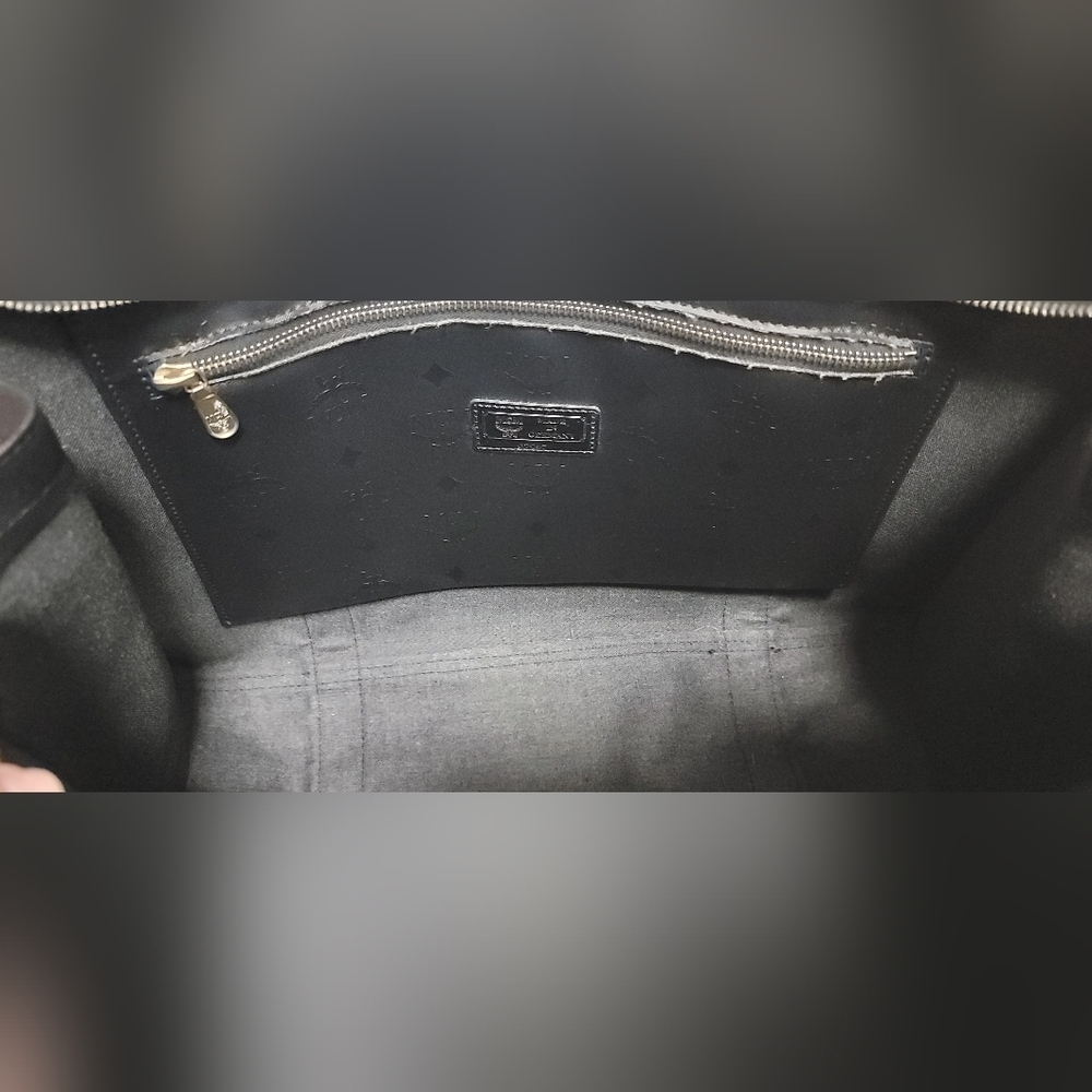 Authentic Mcm Logo Monogram Tote - image 8